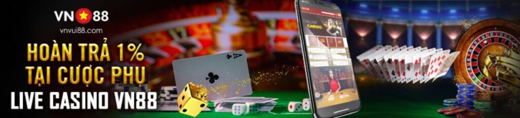 Hoàn trả cược phụ Live Casino
