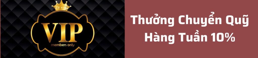 Thưởng Chuyển Quỹ Hàng Tuần 10%