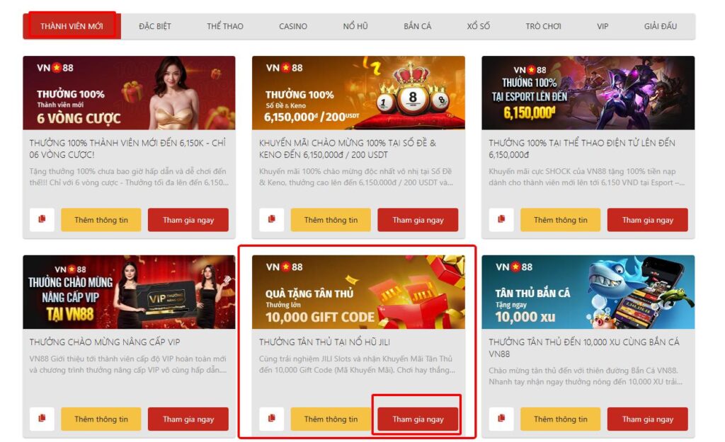 Cách thức tham gia nhận thưởng tân thủ khi chơi nổ hũ Jili